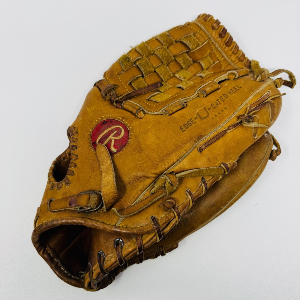 VTG‎ Rawlings XPG12 Reggie Jackson Autograph Baseball Glove Made in USA Tan RH
